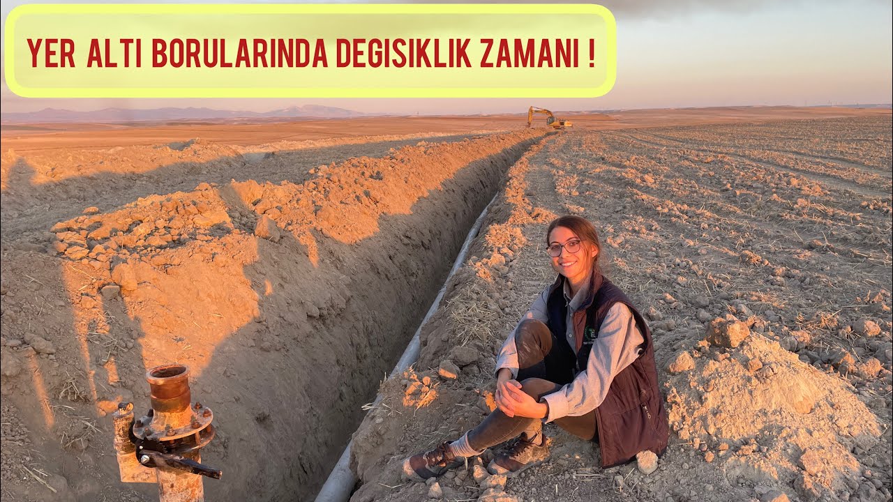YER ALTI BORULARINDA DEĞİŞİKLİK! KAZMA İŞLEMİNİ BEN YAPTIM  :)