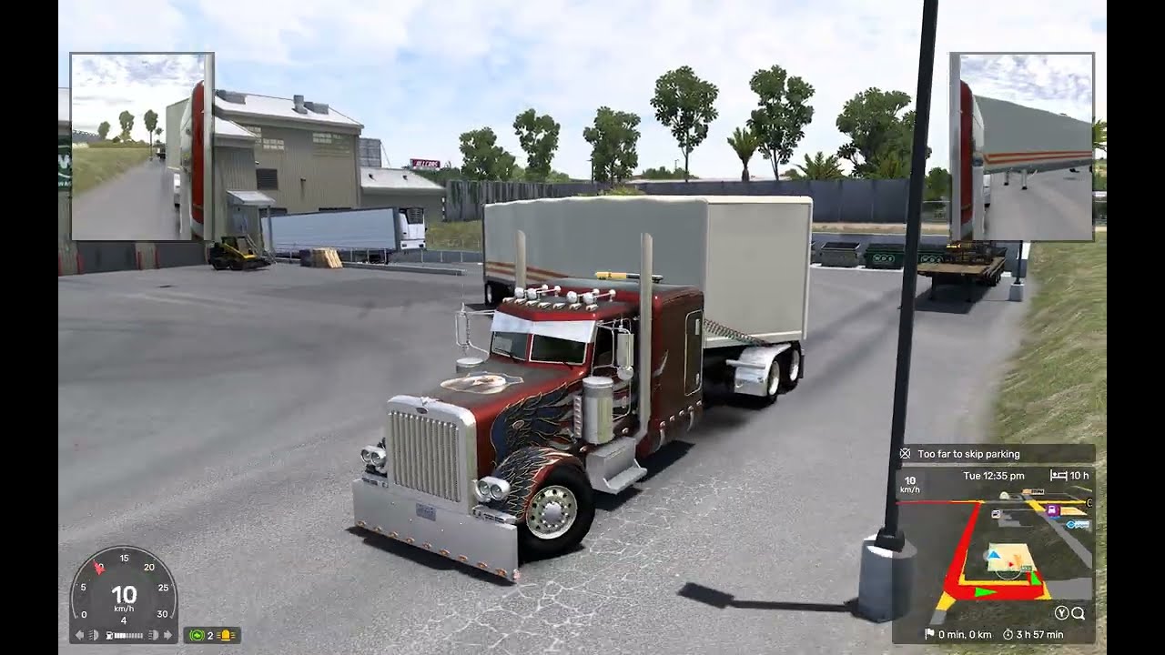 Ats custom trailer and long chassis