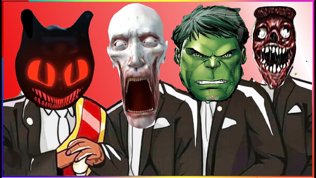 CARTOON CAT & SCP-096 & HULK & BRIDGEWORM - Coffin Dance X Baby Shark COVER