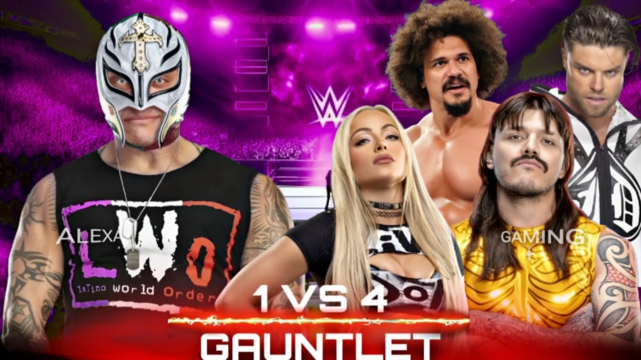 WWE 2K25 - Матч «Гаунтлет Турмоил» с участием 5 суперзвезд | Рей Мистерио против Judgement Day | WWE