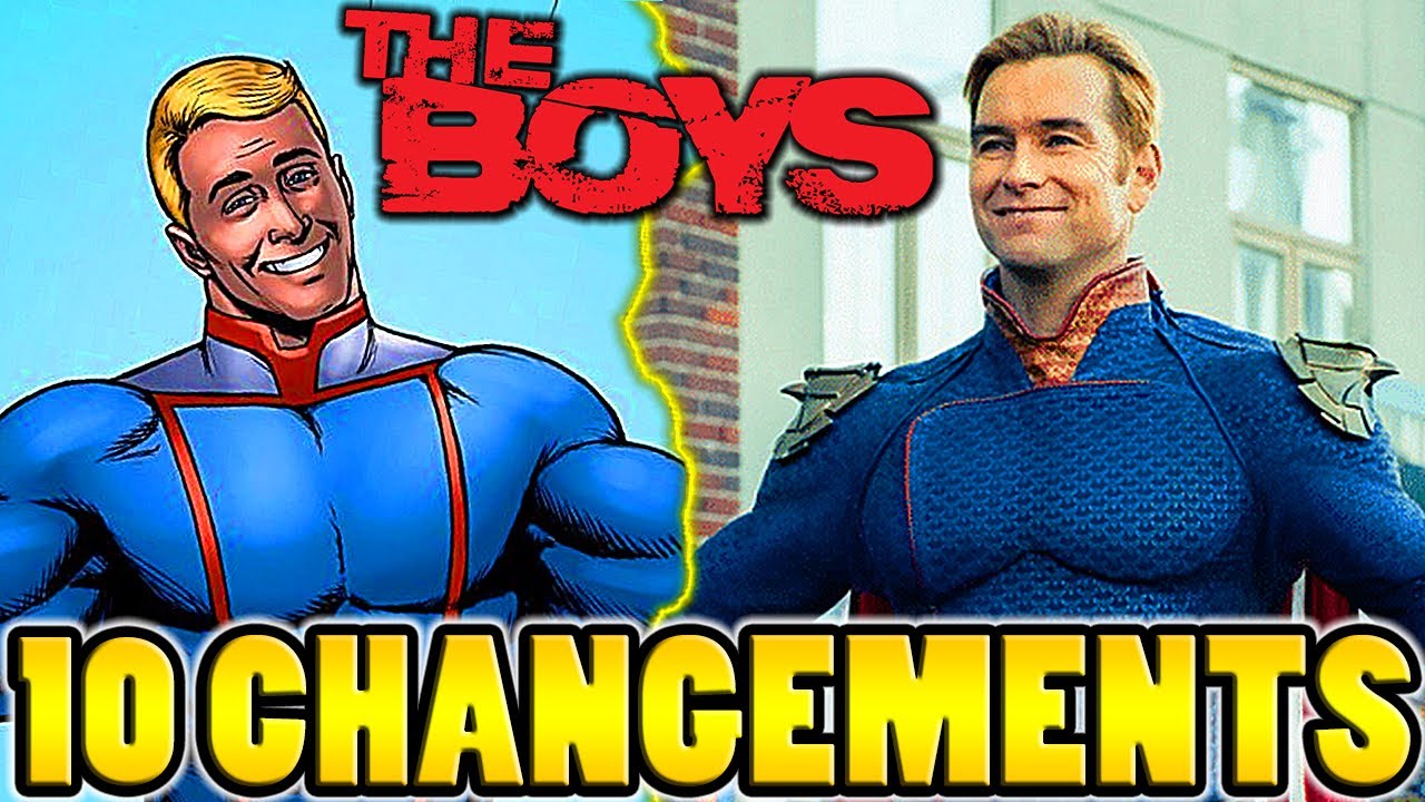10 GROS CHANGEMENTS ENTRE LE COMICS ET LA S&Eacute;RIE THE BOYS