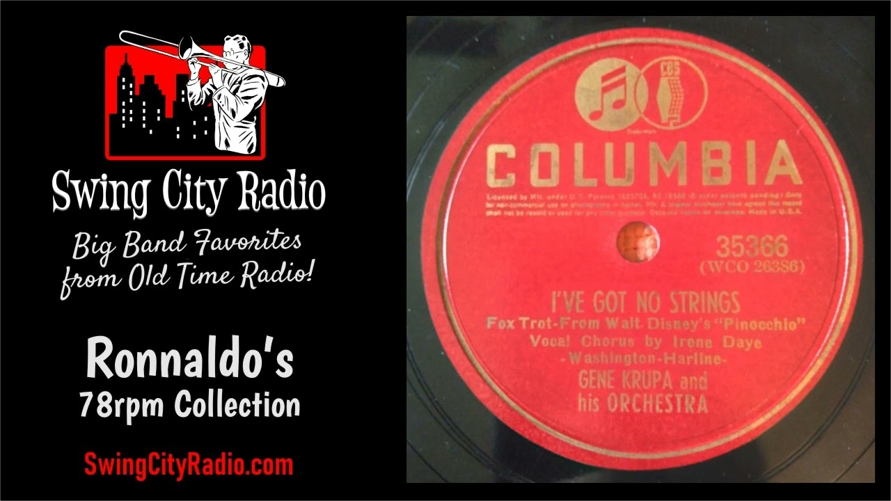 I've Got No Strings - Gene Krupa (78 RPM)