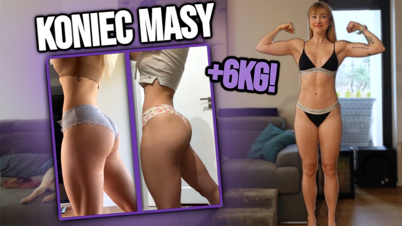 KONIEC MASY! Porównanie sylwetki +6 kg