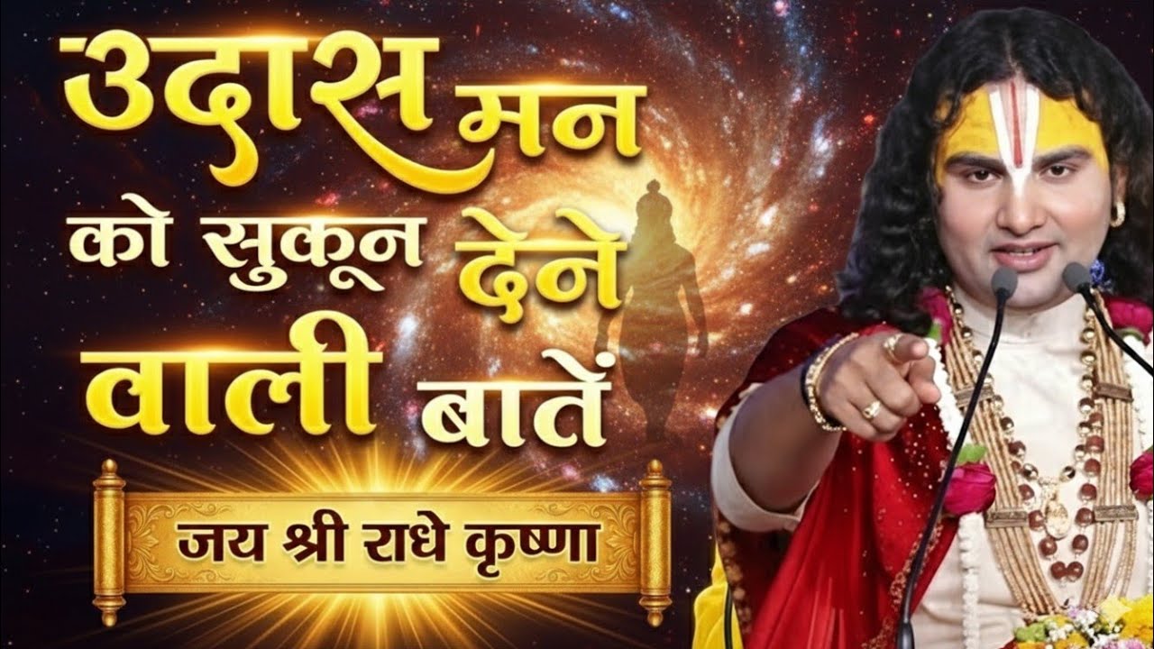 उदास मन को सुकून मिलेगा ये सुनो तो चिंता कमspiritual journey with guruji,aniruddhacharya ji ki katha