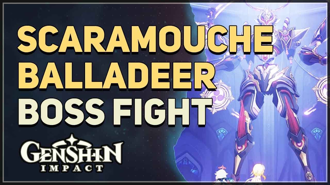 The Balladeer Scaramouche Boss Fight Genshin Impact