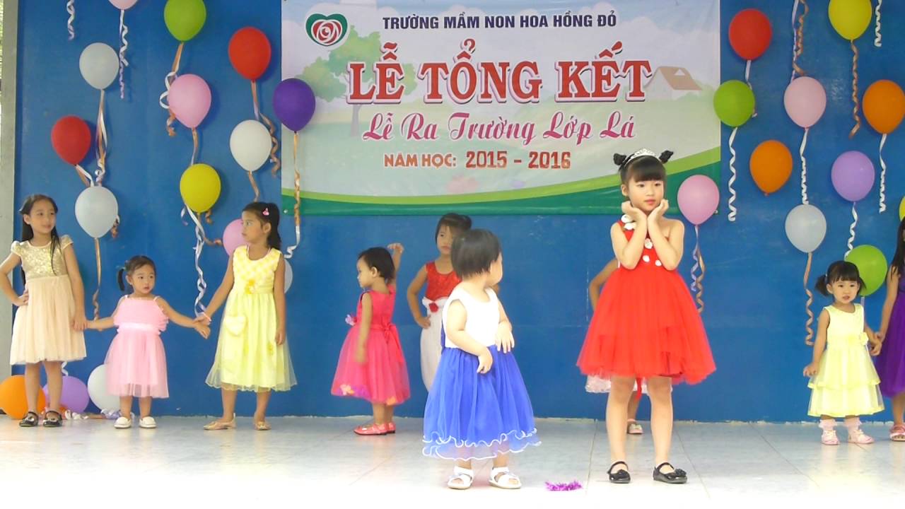 Biểu diễn thời trang SHALALA cơ sở 2 mầm non Hoa Hồng Đỏ quận 9