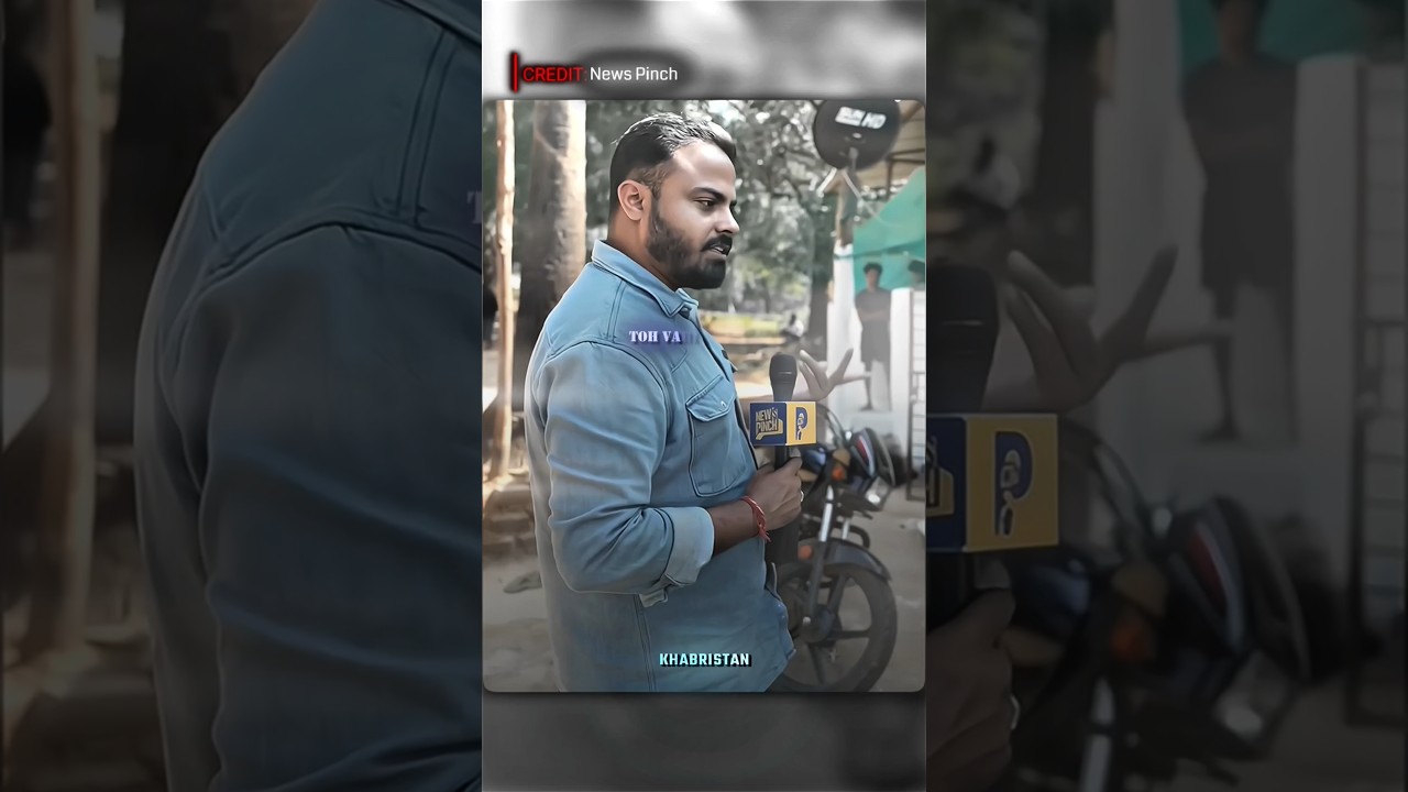 reporter vs reporter☠️! @TheNewsPinch #newspinch #abhinavpandey