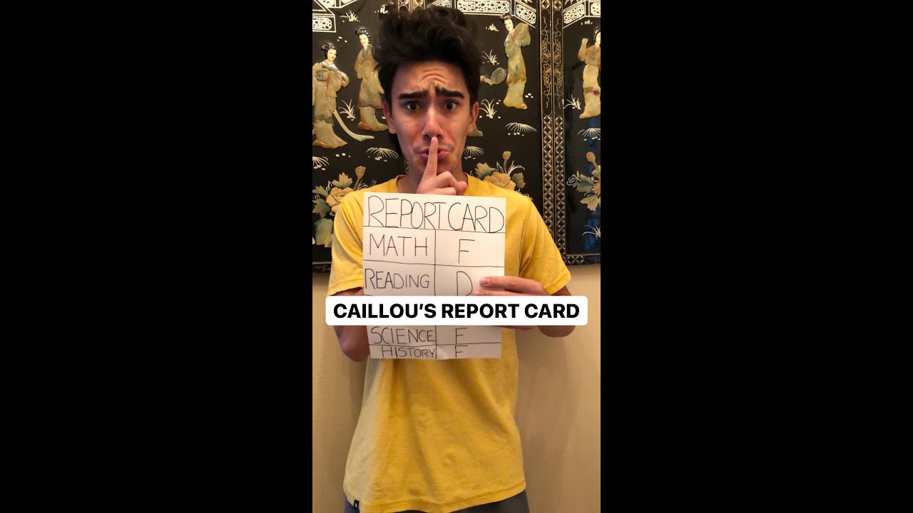 Caillou's Report Card 