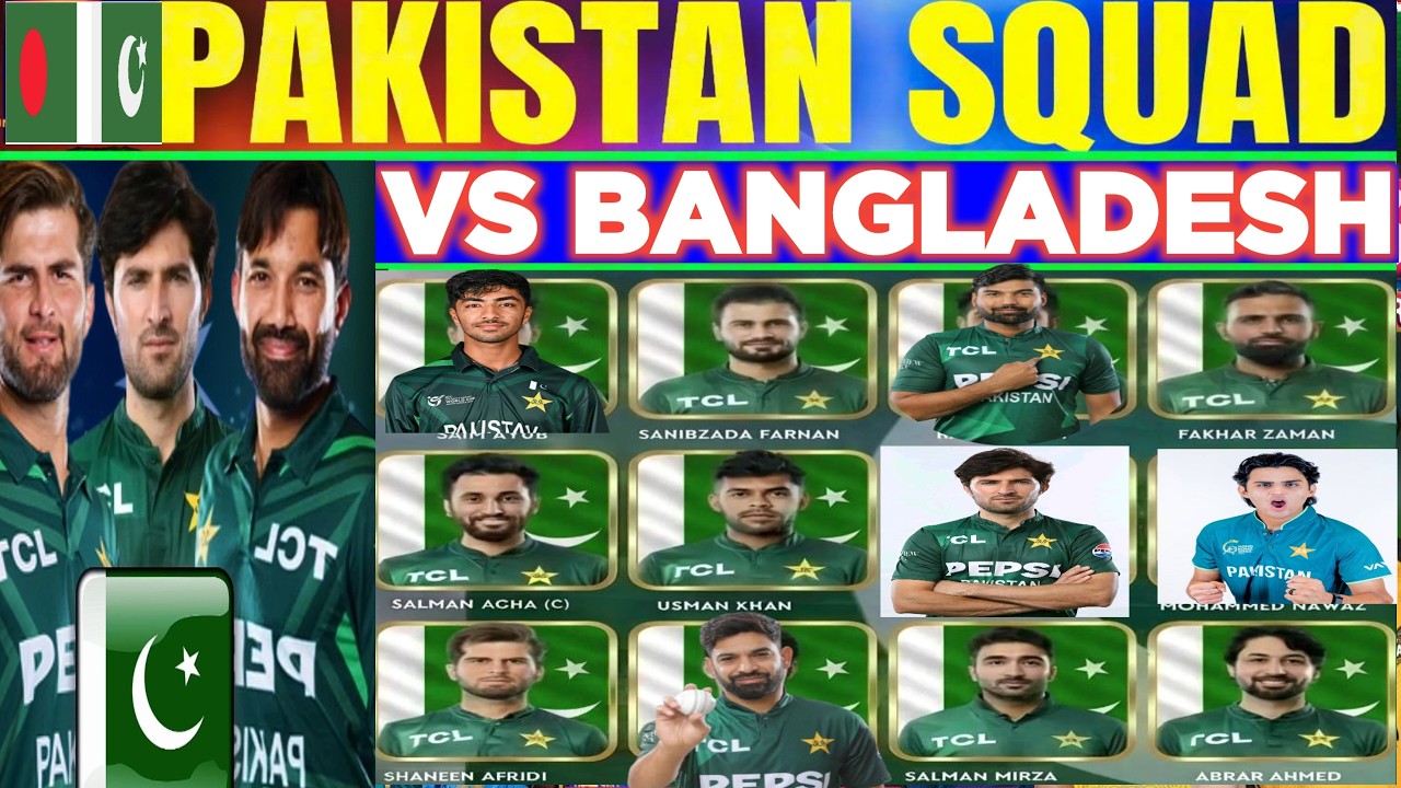 Pakistan ODI Squad 2026 Against Bangladesh | Big Changes Revealed|pak squad vs Ban 2026