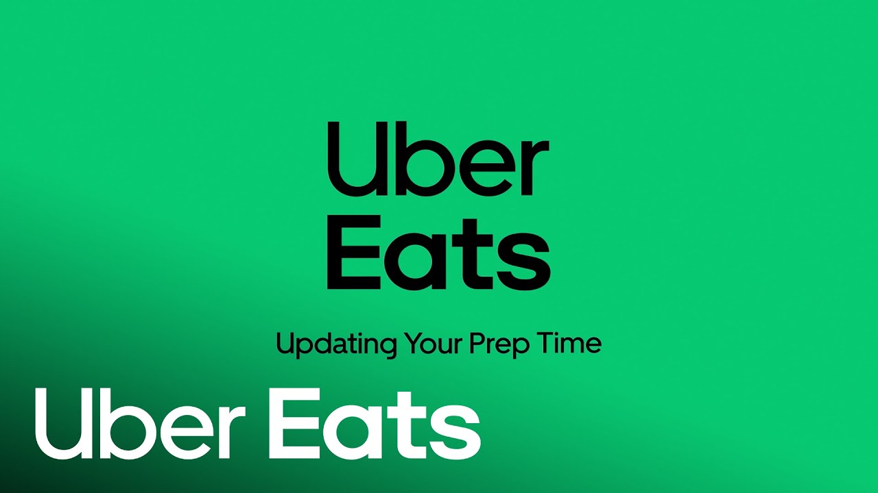 How to Update Your Preparation Time | Uber Eats