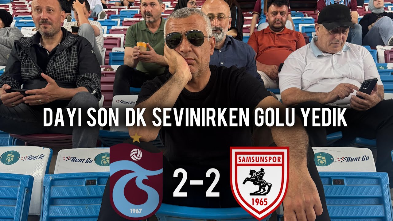 DAYI TRABZONSPOR SAMSUNSPOR MAÇINA STADYUMDAN TEPKİ VERİYOR!!!