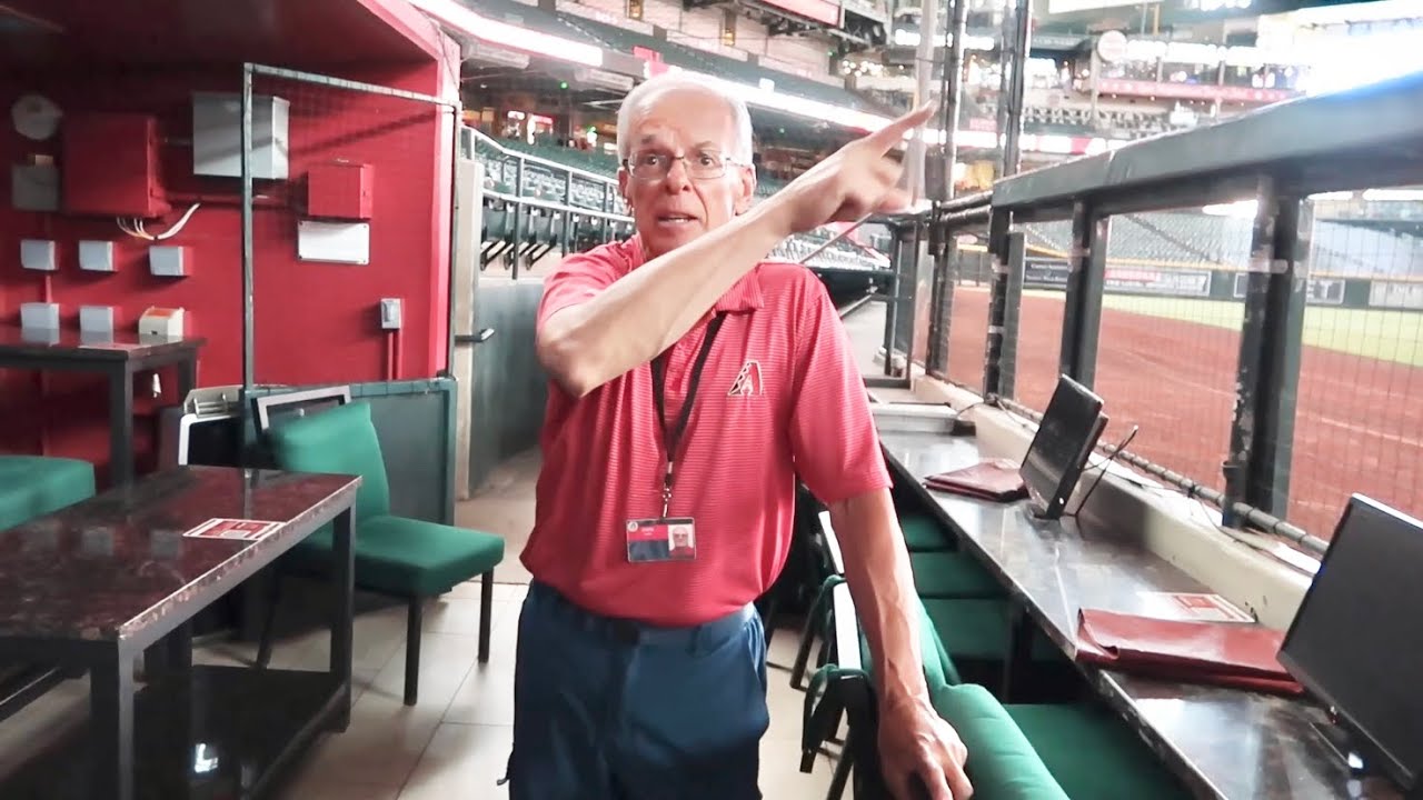 My Private Tour Of Chase Field - Arizona Diamondbacks Stadium With Pool / Inside Dugout & Press Box
