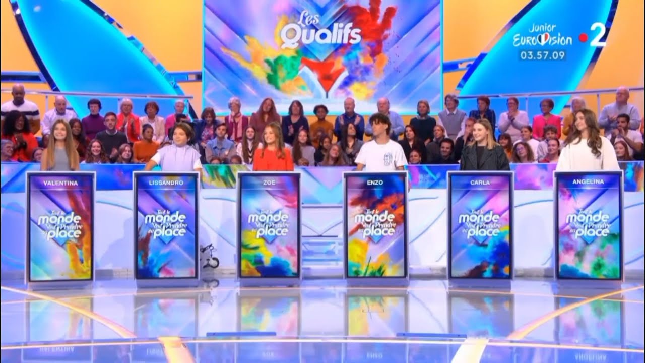 🇨🇵 The JESC French representatives on the quiz show 