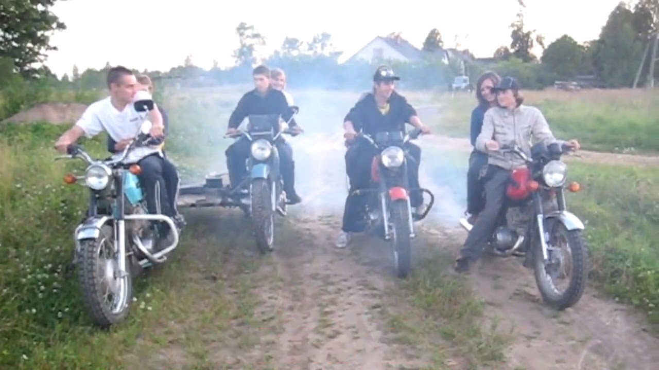 Soviet Bike gang expeditions (Izh/Jawa)