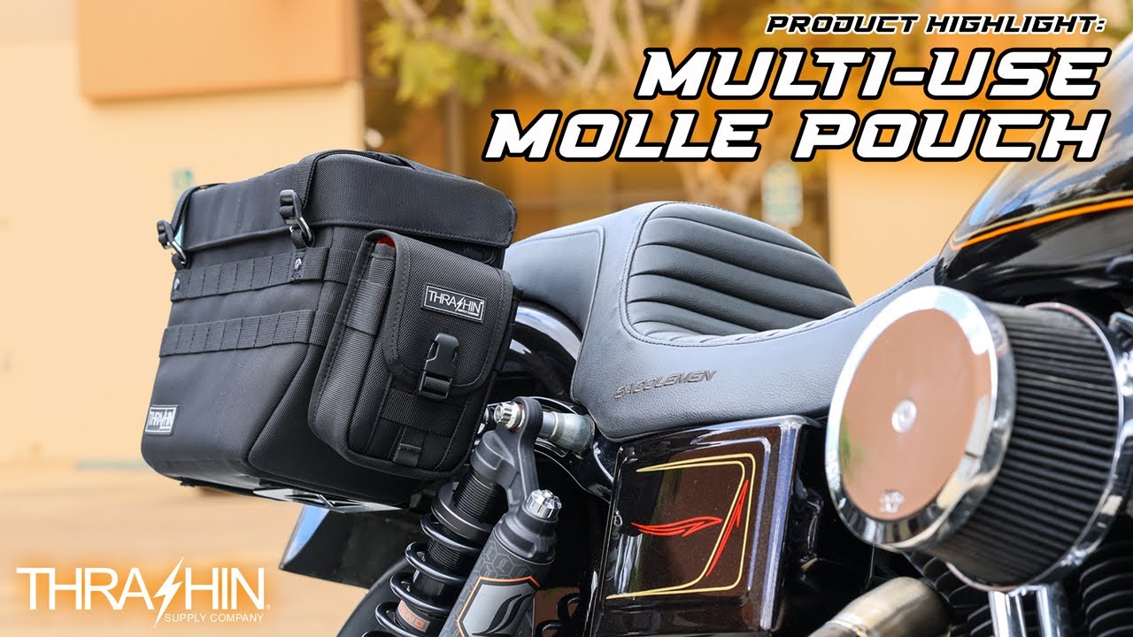 Thrashin Supply Multi-Use Molle Pouch - Motorcycle Luggage & Accessories!