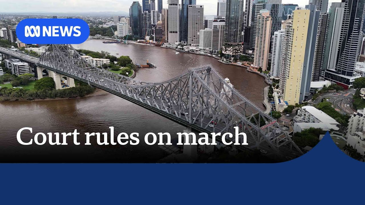 Queensland court rules against pro-Palestinian march across Brisbane’s Story Bridge | ABC NEWS