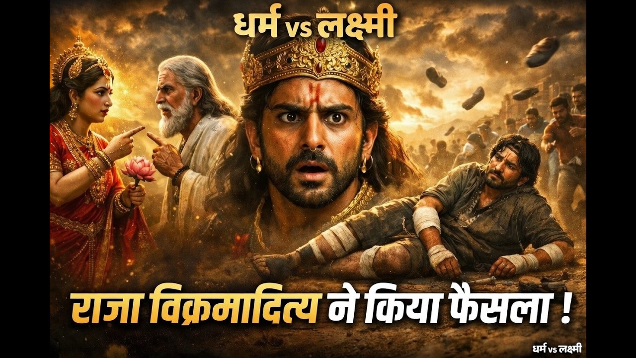 धर्म बड़ा या लक्ष्मी? 🤯 विक्रमादित्य ने किया न्याय | Vikramaditya Justice Story