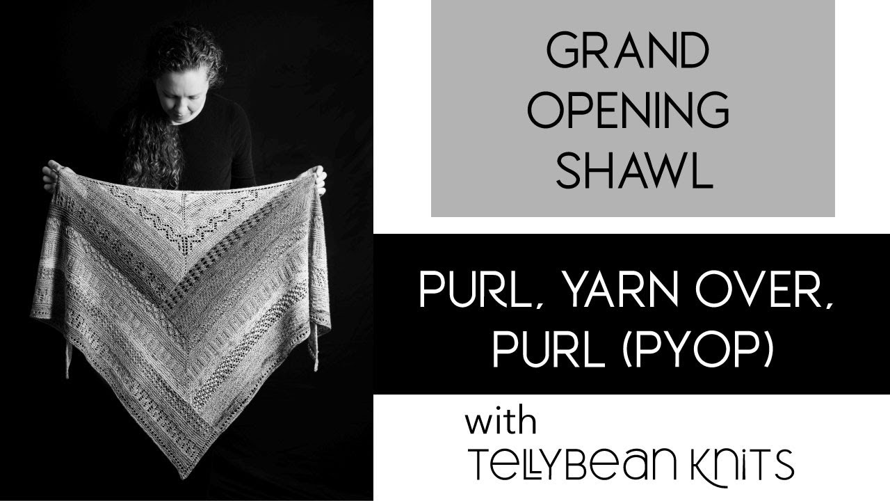 Purl Yarn Over Purl Stitch PYOP