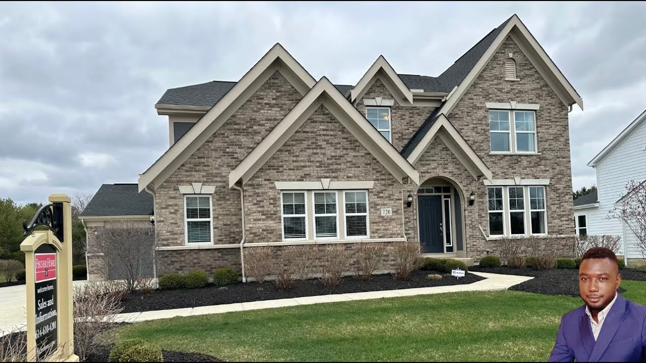 Fischer Homes Clay Model Home Tour | Pickerington, OH |Wellington Park | 4 Bedrooms | 3.5 Bathrooms