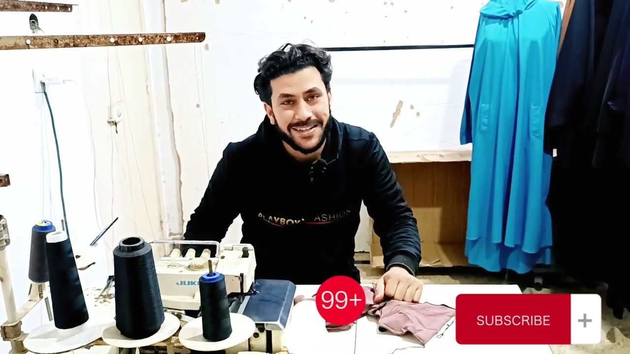 سرعة الماكينة الاوفر والغرزه حاجه سهله جدا
