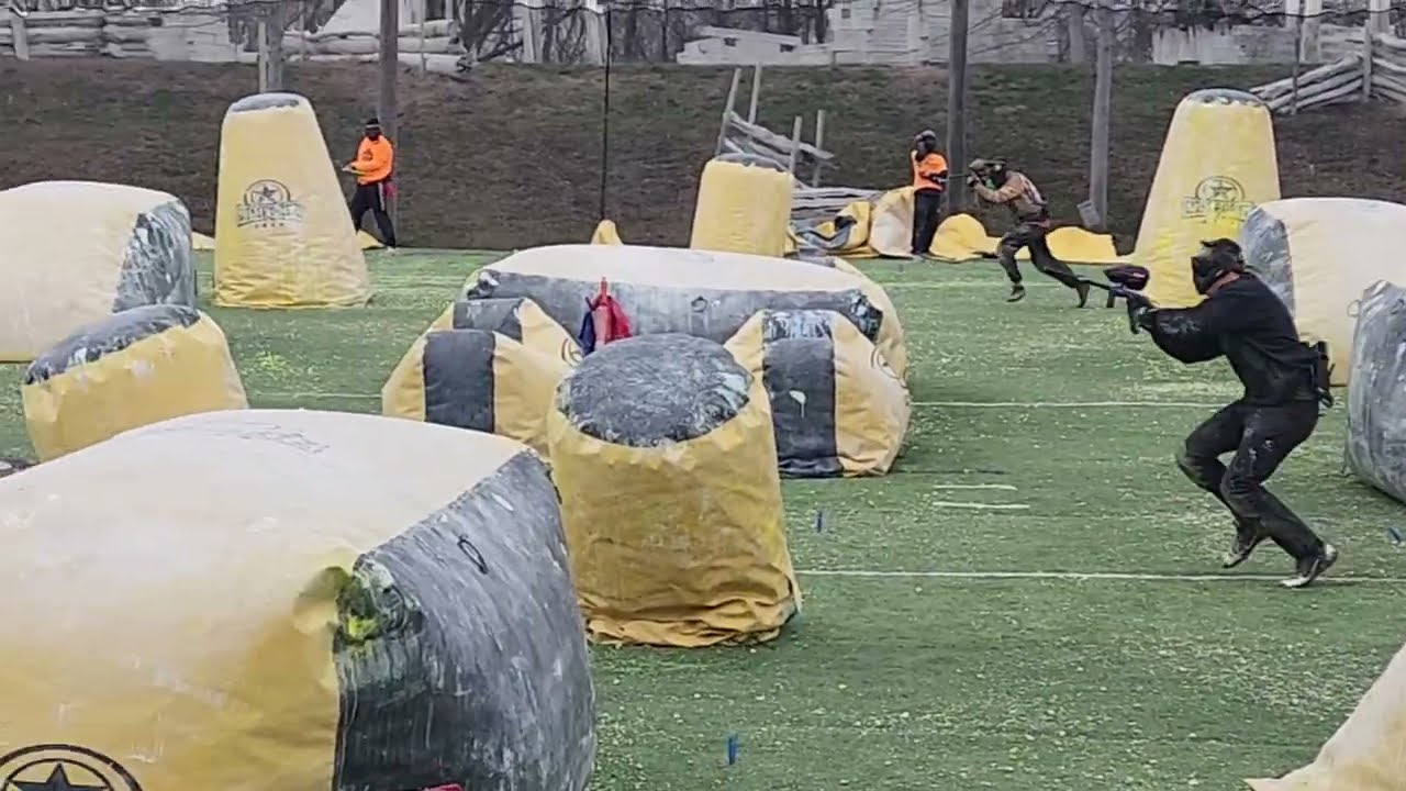 3-man mechanical paintball tournament