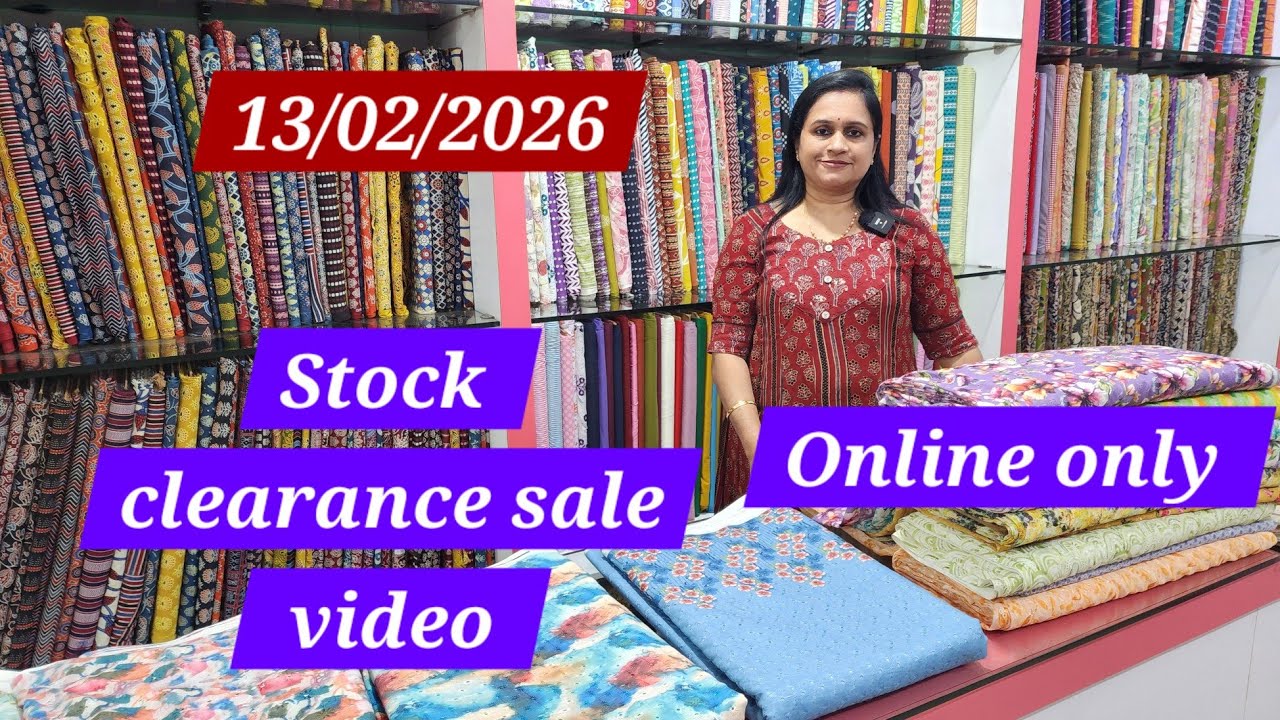 Stock clearance sale video 🌹