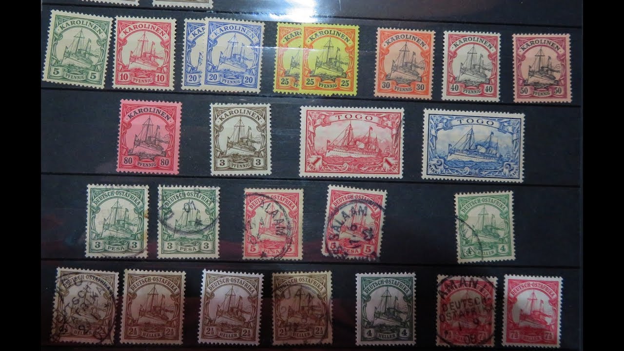 Briefmarkenschatzsuche - Briefmarken wertvoll? 4 Briefmarkensammlungen mit deutschen Briefmarken