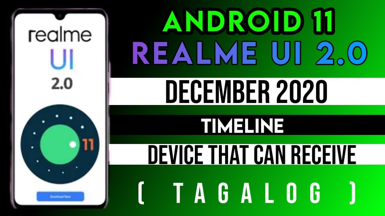 Android 11 & Realme UI 2.0 December 2020 Timeline | Realme Android 11 Update
