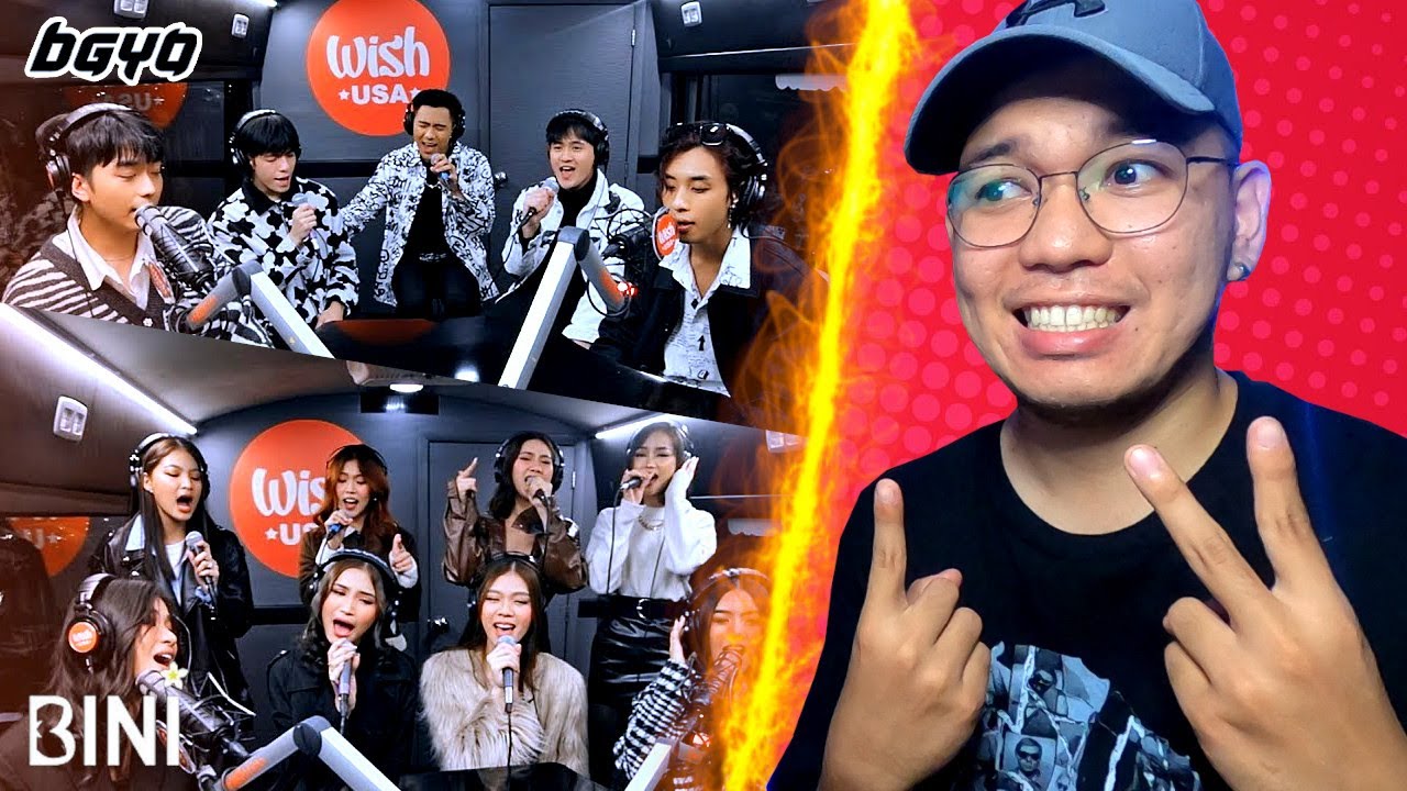 TALAGANG PINOY PRIDE! │ REACTS to BGYO & BINI's WISH USA BUS! │ MAGNET - STRINGS