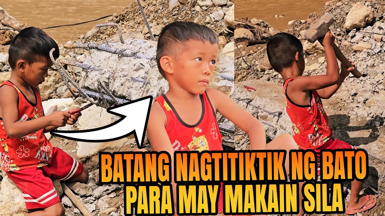 Parang Tinusok Ang Puso Ko! Literal Na Batang Nagtitiktik Ng Bato May Makain Lang Sila Dito Sa Cebu