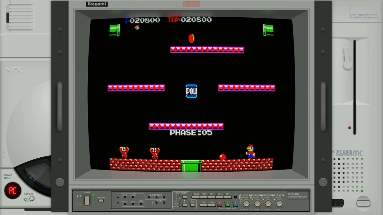 Punch Ball Mario Bros for the PC-88(1984)