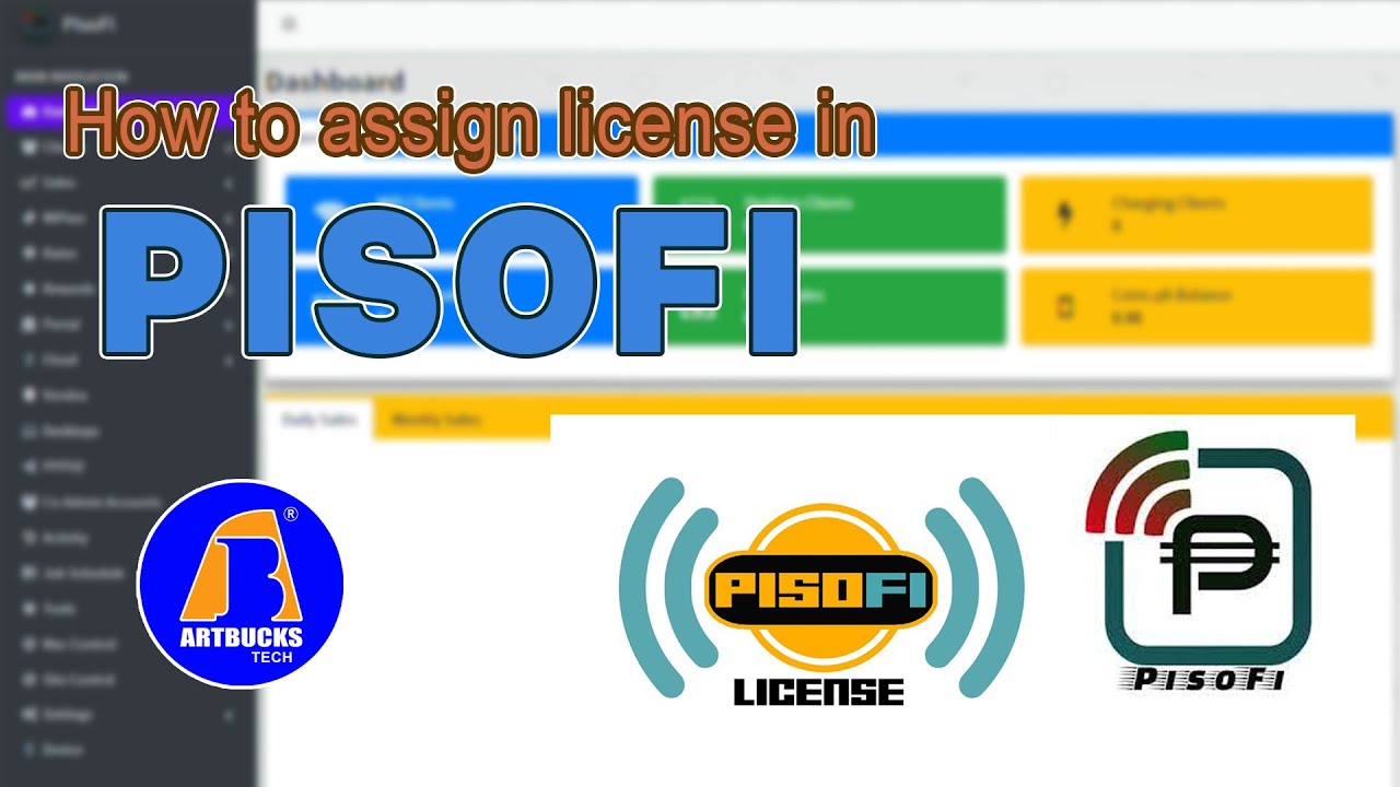 How to assign licences in PISOFI