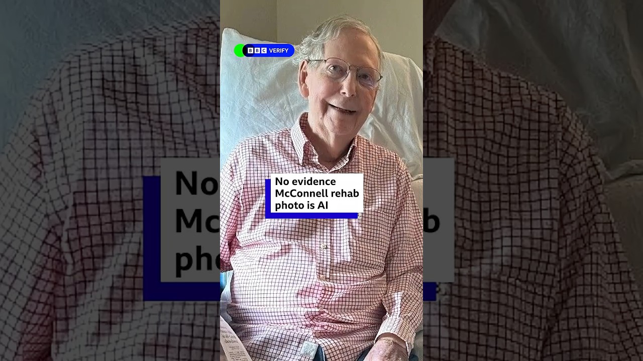 Photo of US Senator Mitch McConnell has led to widespread speculation. #BBCNews