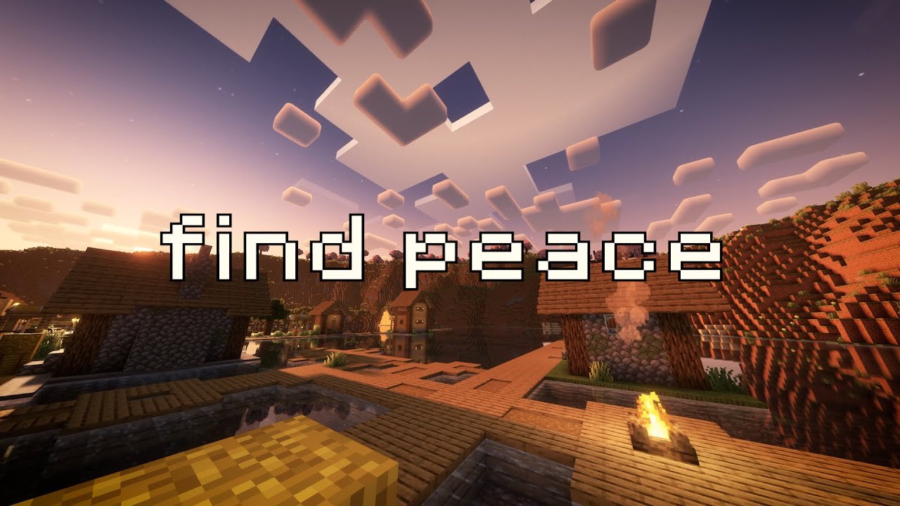 just go to sleep... (minecraft music w/ fire, water)