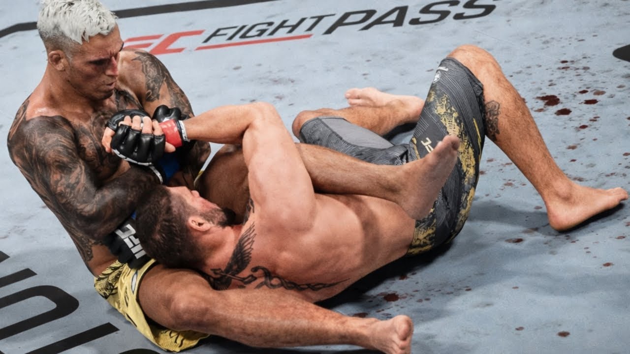 LAST ROUND CHAOS 😱 | ILIA TOPURIA VS CHARLES OLIVEIRA | UFC 5