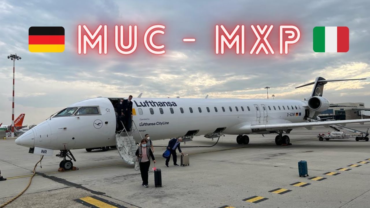 LUFTHANSA Report: Munich (MUC) - Milan Malpensa (MXP) - Bombardier CRJ 900