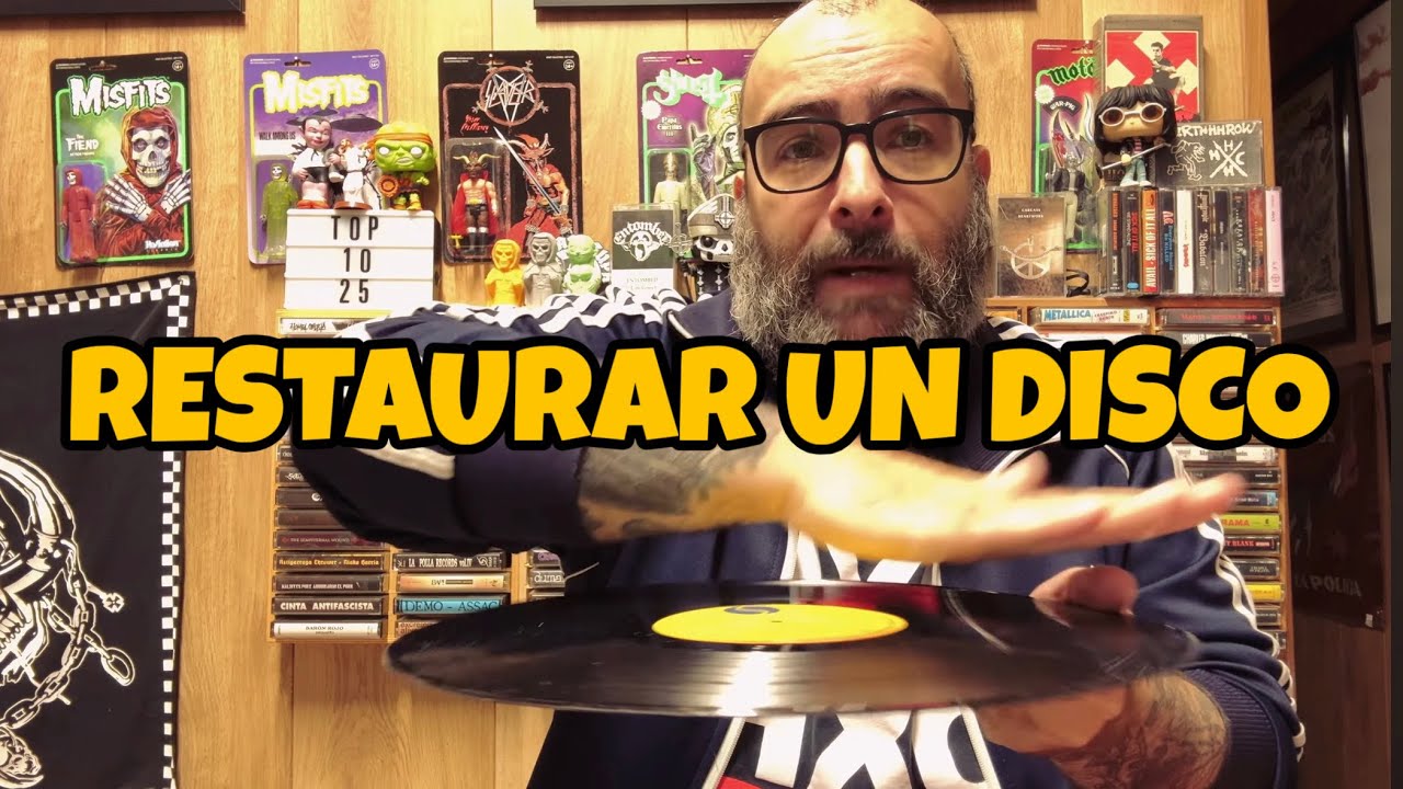 RESTAURACIÓN DE UN DISCO DE VINILO