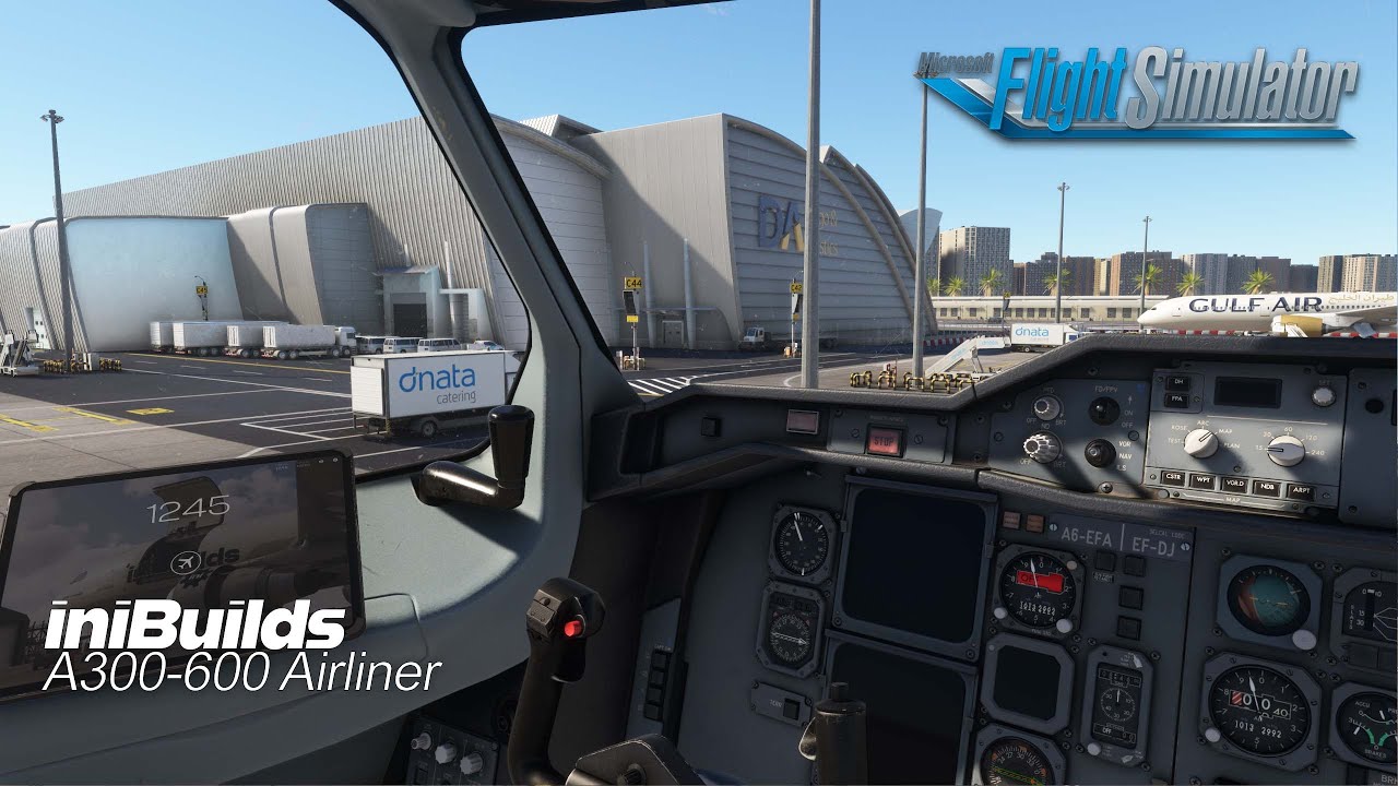 iniBuilds A300-600R | Review Flight | OKKK-OBBI-OMDB | MSFS