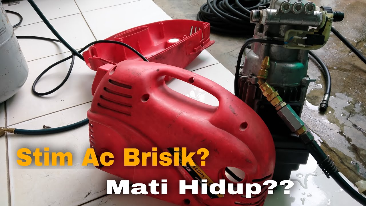 Cara Perbaikan Steam Moris Brisik Mati Hidup|Alat Cuci Ac|Service Ac Bekasi