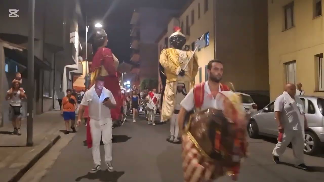 I Giganti di Palmi per la festa di San Rocco Palmi 15/08/2025