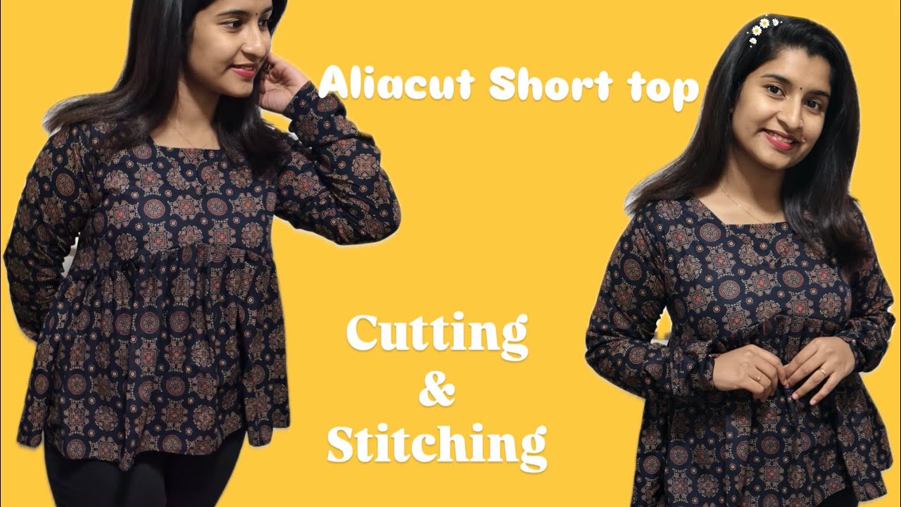 Simple alia cut peplum top stitch ചെയ്താലോ ⁉️ peplum top cutting and stitching video in മലയാളം 