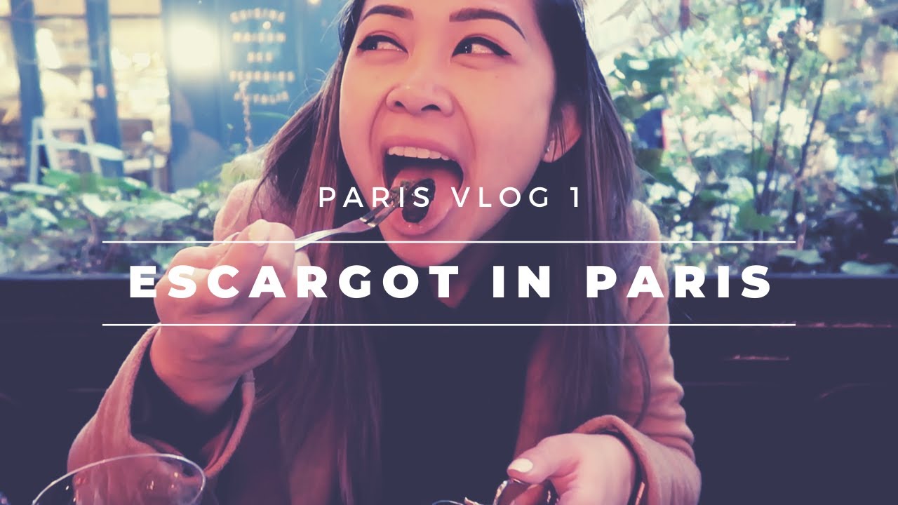Eating escargot in Paris! l paris vlog 1