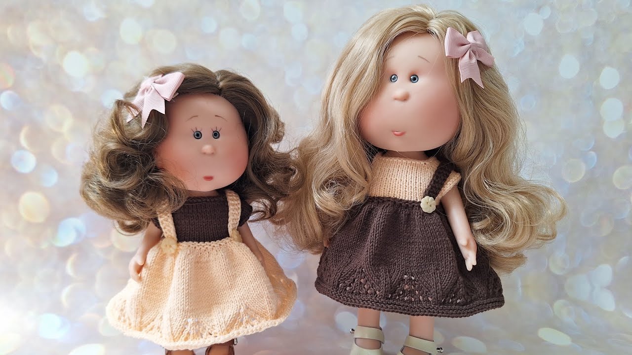 Обзор на куклу Little Mia от Nines D'onil 23 см. Обувь для мини Миячек.