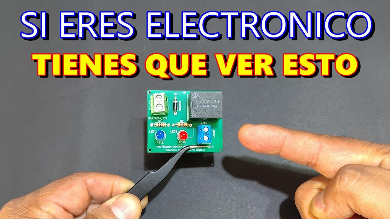 ✅ TIENES QUE VER ESTO 👀 👉 LA MAS SIMPLE ELECTRONICA DE PROTECCION PARA TU TALLER y LABORATORIO