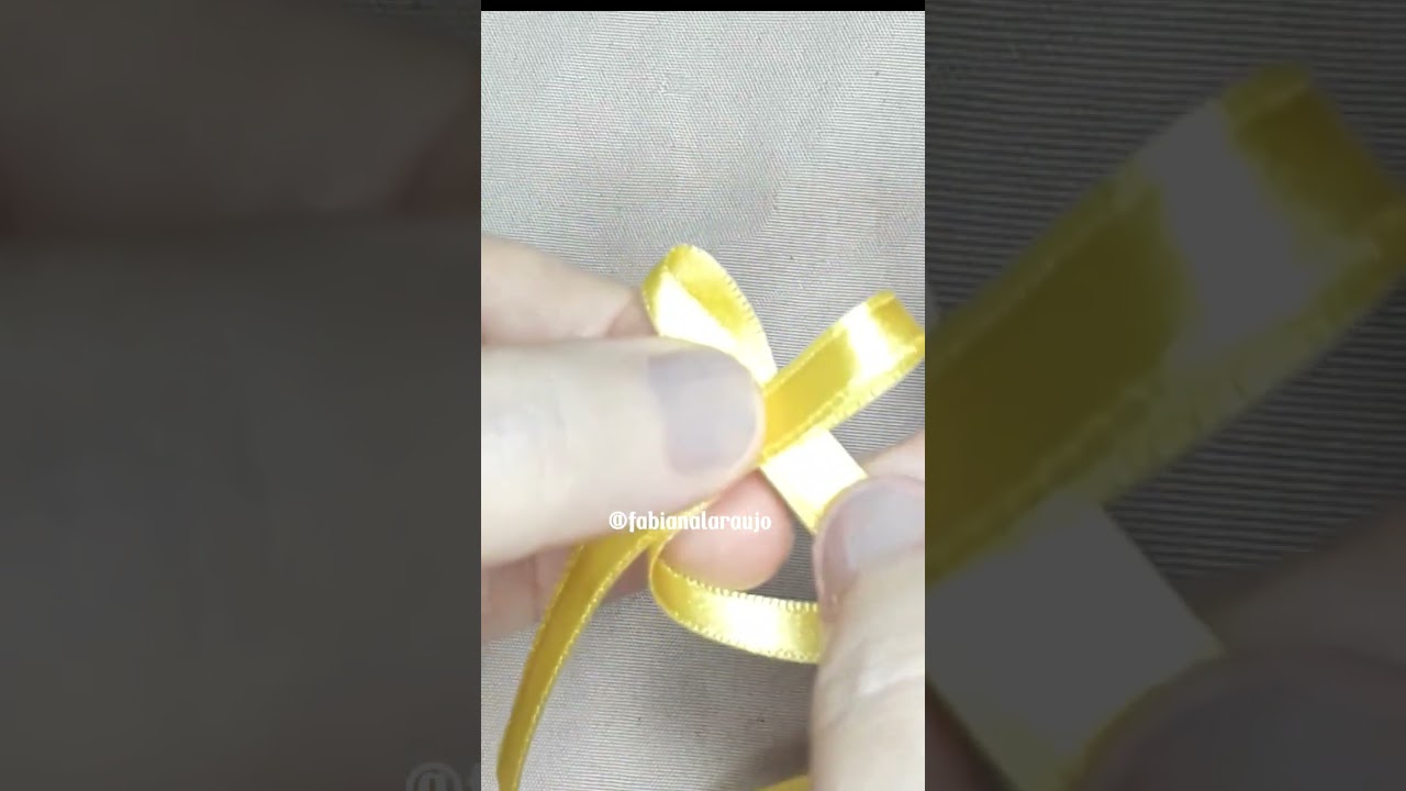 ✂DIY COMO FAZER LACINHO DE FITA *o mais f&aacute;cil que existe 🎀 #shorts