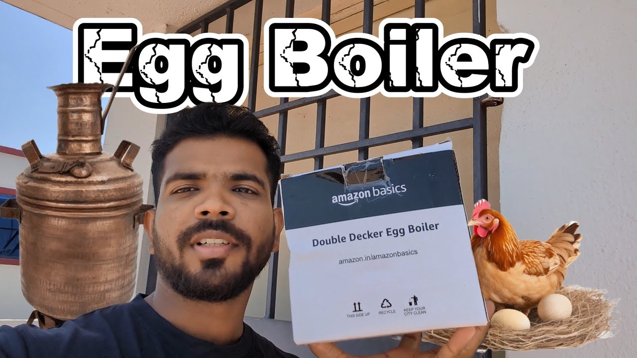 Double Decker Egg Boiler Electric | 14 Egg Capacity | Multi-Layer Egg Steamer Machine for Kitchen