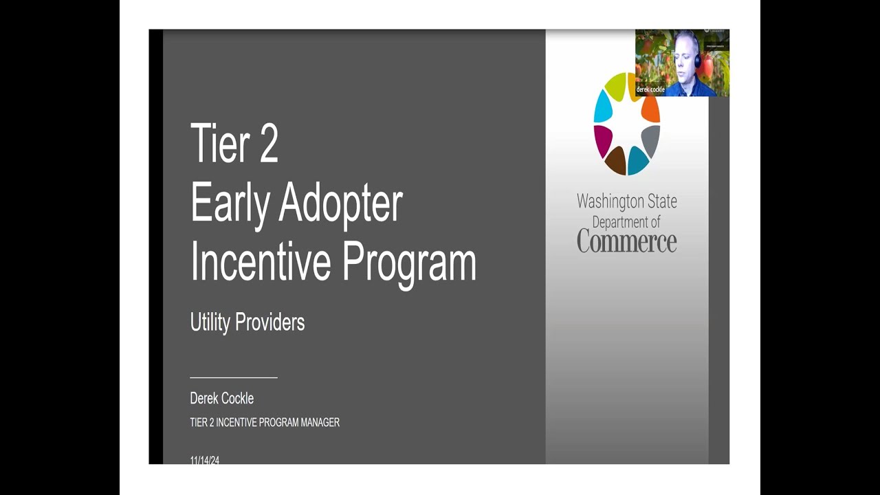 Tier 2 Incentive Program Workshop- Utility Providers