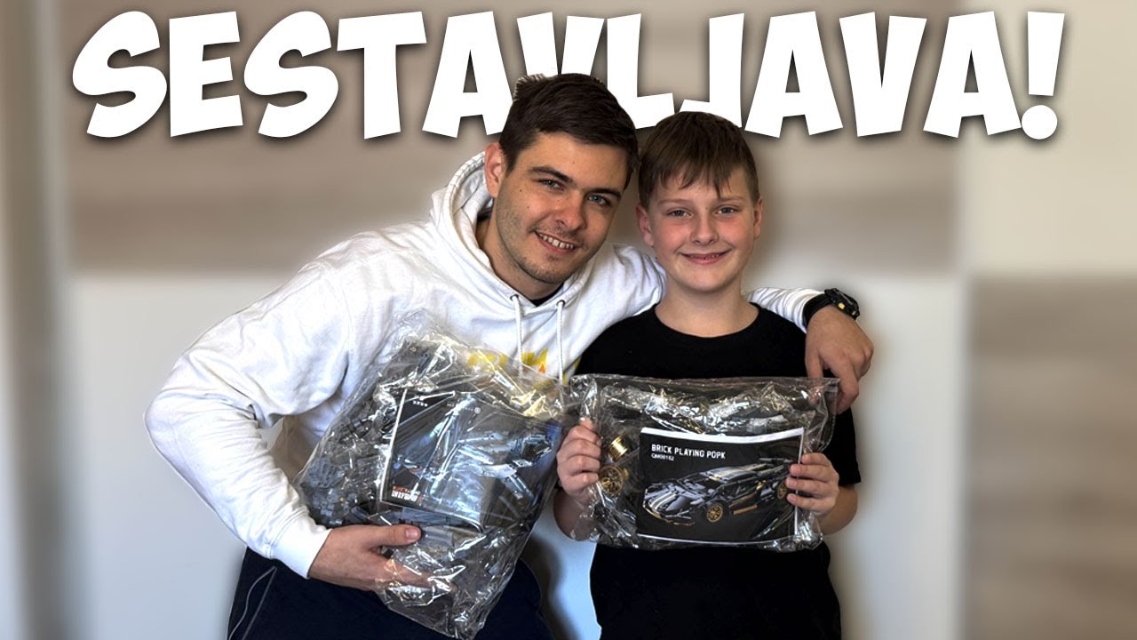 Z DAMJANOM SESTAVLJAVA LEGO KOCKE! [SLO]