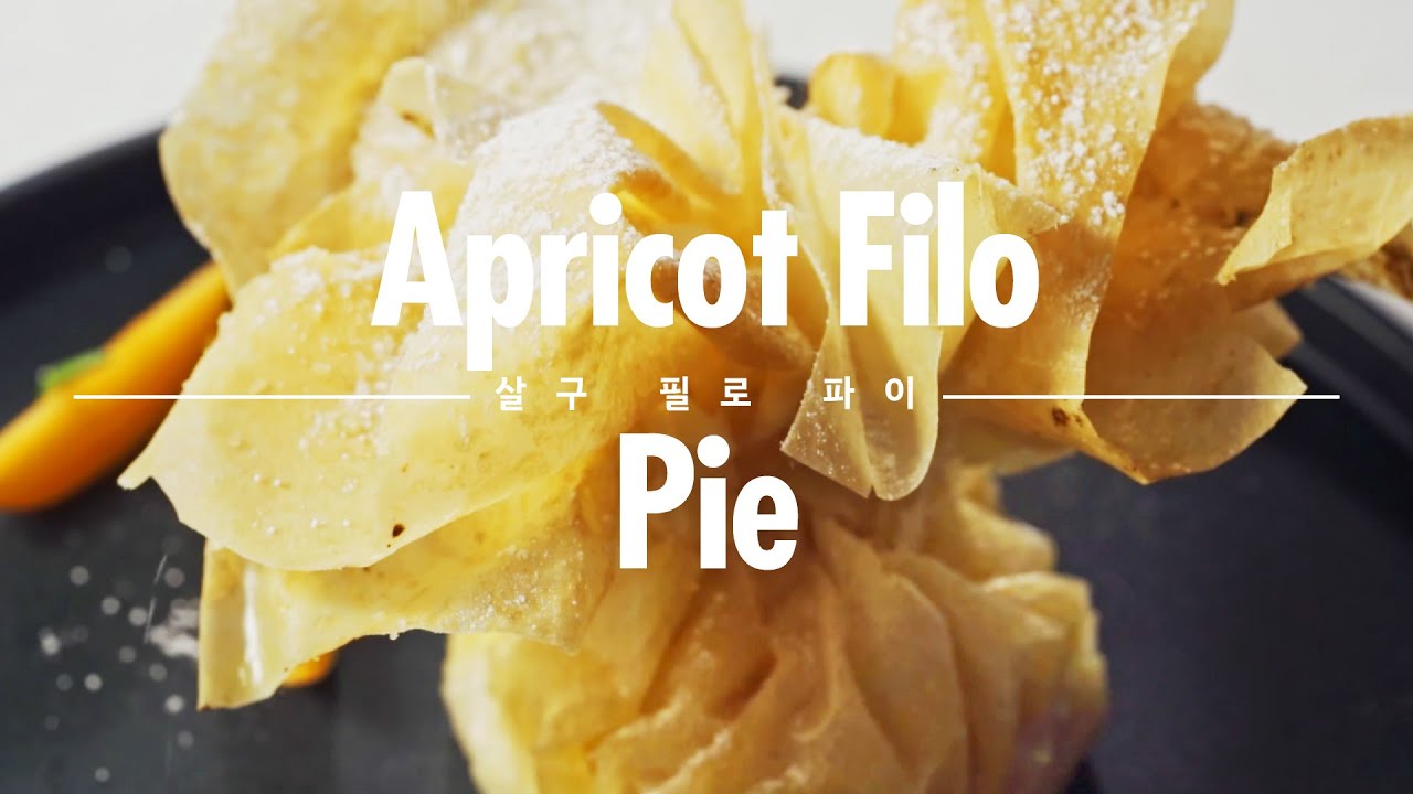 [Eng Sub] 살구 필로 파이 만들기 Apricot Filo(Phyllo) pie recipe / 허니비케이크