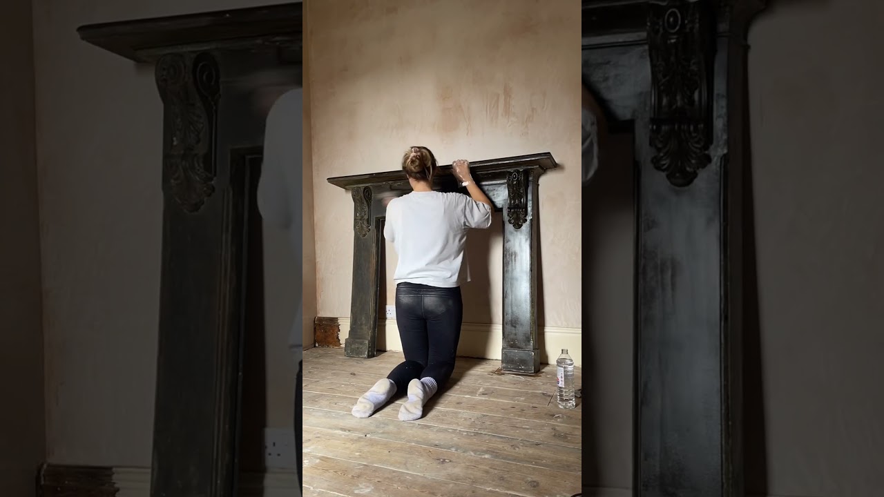 Fireplace Surround Makeover (Part 1) #diy #homeimprovement #renovation #fireplacemakeover #reno